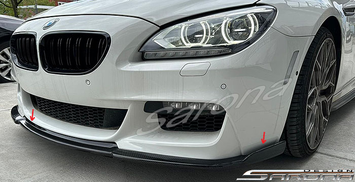 Custom BMW 6 Series  Coupe & Convertible Front Lip/Splitter (2012 - 2019) - $475.00 (Part #BM-098-FA)